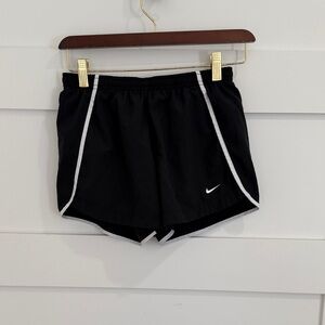Nike Black Running Shorts with White Accents